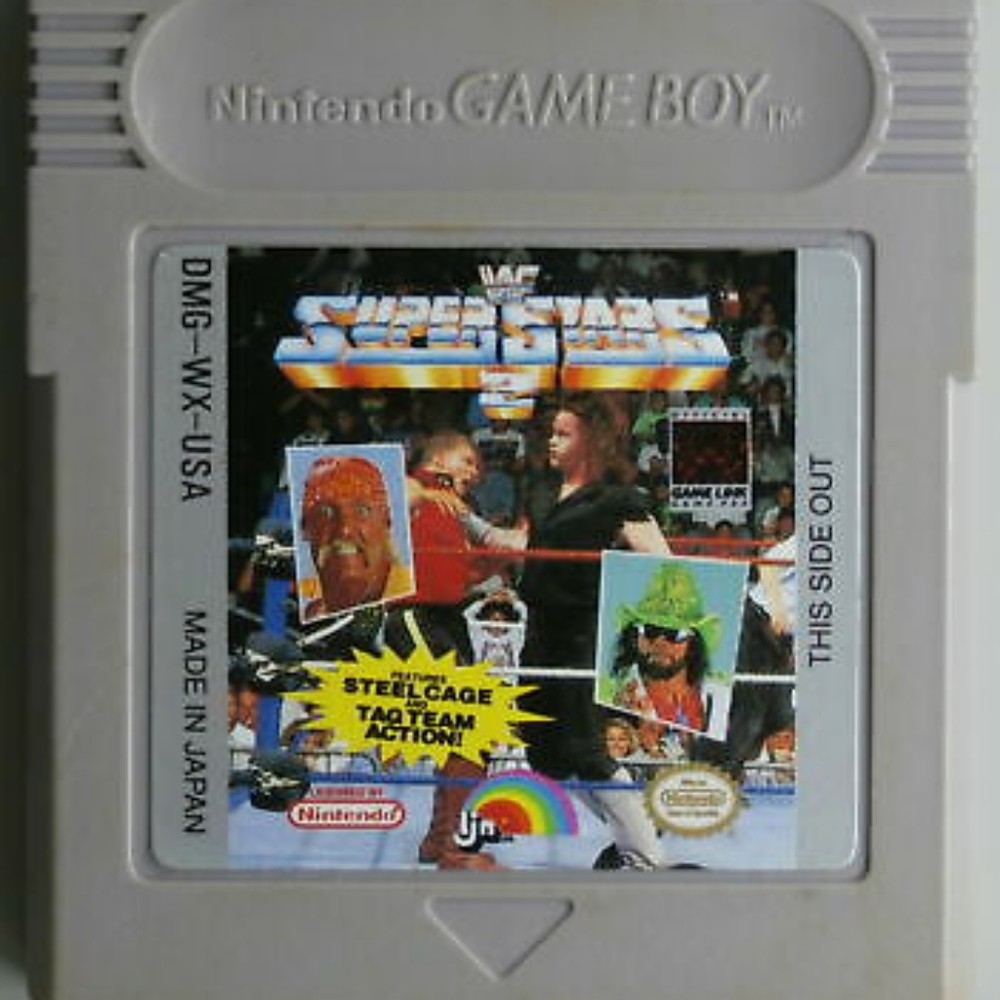 VINTAGE GAMEBOY WWF SUPER STARS 2